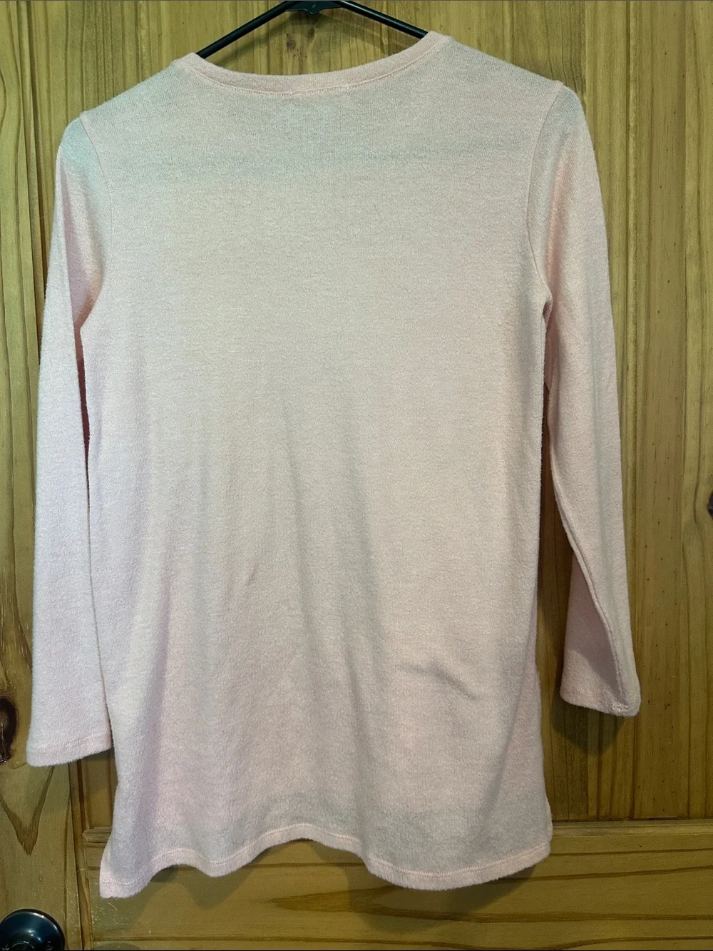 Copper Key Blush Pink Long Sleeve Lightweight Knit Top - Picture 3 of 7
